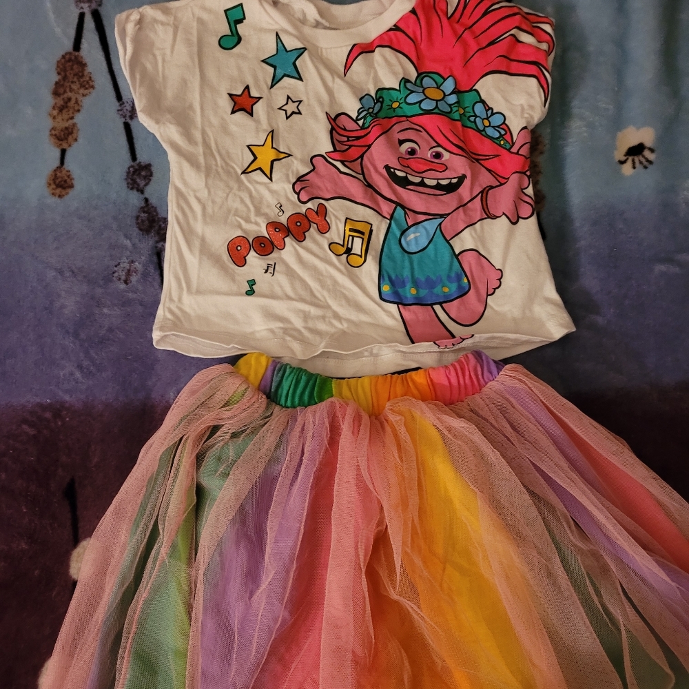TROLLS Poppy Tutu & Shirt